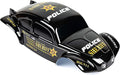 SummitLink Custom Body Compatible for 1/10 1/8 Scale RC Car or Truck (Truck not Included) (Police Black)