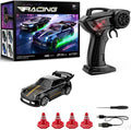 1:64 Scale Mini RC Drift Car with Gyro Full Proportional RTR 2.4Ghz Remote Control with RGB Lights (05-Black)