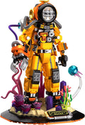 Steampunk Diver Building Set for Adults Deep Sea Diving Explorer Model Cool Diver Robot Collectible Display Model Creative Building Toy Gifts (1287 Pieces