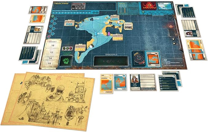 Pandemic Legacy Season 2 Board Game (Black) - Fight to Save Humanity from Plague! Cooperative Strategy Game for Kids and Adults Ages 13+ 2-4 Players 60 Minute Playtime Made by Z-Man Games