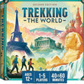 Underdog Games Trekking the World 2nd Edition - Award-Winning Board Games for Kids &amp Adults Ages 12+ - Easy-to-Learn Strategy Journey for Globetrotters Perfect for Family Game Night &amp Educati