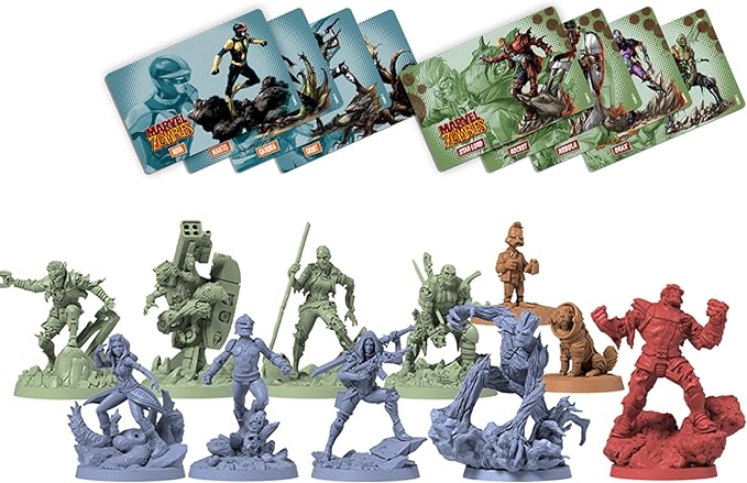 Marvel Zombies: A Zombicide Game - Guardians of The Galaxy - Fight The Undead Threat in The Depths of Space! Cooperative Strategy Game Ages 14+ 1-6 Players 90 Minute Playtime Made by CMON CMON