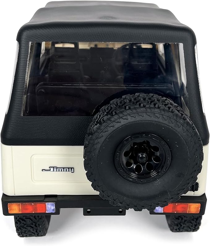 RC Rock Crawler WPL C74-1 RC Truck 1:10 Scale 2.4GHz Remote Control Truck 4WD All Terrain Off-Road RC Crawler with LED Lights and 3 Rechargeble Batteries for Adults
