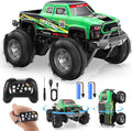 DEERC BG028 Amphibious RC Monster Truck/Boat IPX7 Waterproof Remote Control Car W/Gesture Sensing Control 2.4GHz 4WD RC Car W/ 360°RotationFlowing Light40mins Play RC Truck Toys for Kids Boys