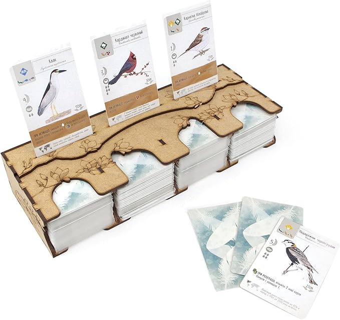 TowerRex Organizer for Wingspan Board Game and European Expansion Oceania Expansion Storage Insert Not for Asia