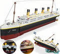 Titanic Model Kit -2022 Pieces Large Titanic Ship Building Blocks Set STEM Educational 3D Puzzle Toys Gifts for Kids and Adults Ideal Collectible Display Architecture for Home&amp Office Decor