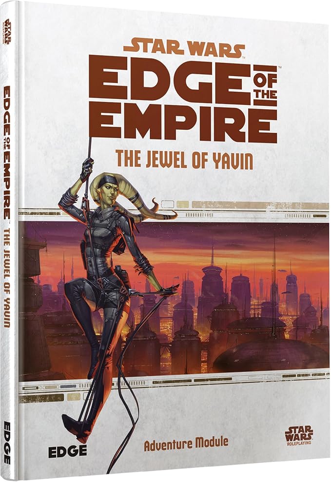 Asmodee Star Wars: Edge of The Empire Roleplaying Game The Jewel of Yavin Adventure Module - Heist Set in Bespin’s Cloud City Detailed Locations &amp Campaign Tools RPG for Ages 14+ 3-5 Players