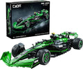 CaDA C64010W C44 Kick Sauber &amp Pirelli Official Licensed 1:8 Scale F1 Racing Car Building Blocks Set 2553 Piece Model Car Kit with DRS System STEM Educational Toy for Adults &amp Teens [Authoriz