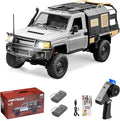 RC Crawler 1:12 Scale MN82 New Upgrades MN-82S 4WD LC79 Land Cruiser Rock Crawler with Lights Speed Adjustment Upgraded Trunk 2.4GHz RTR RC Rock Truck for Teens Adults-DIY Customization