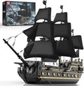 Mould King Pirates Ship Large Building Sets 13186 MOC Black Pearl Sailboat Construction Sets to Build Boat Sets for Adult Home Decor &amp Birthday Gifts for Teens 14+(5266PCS)