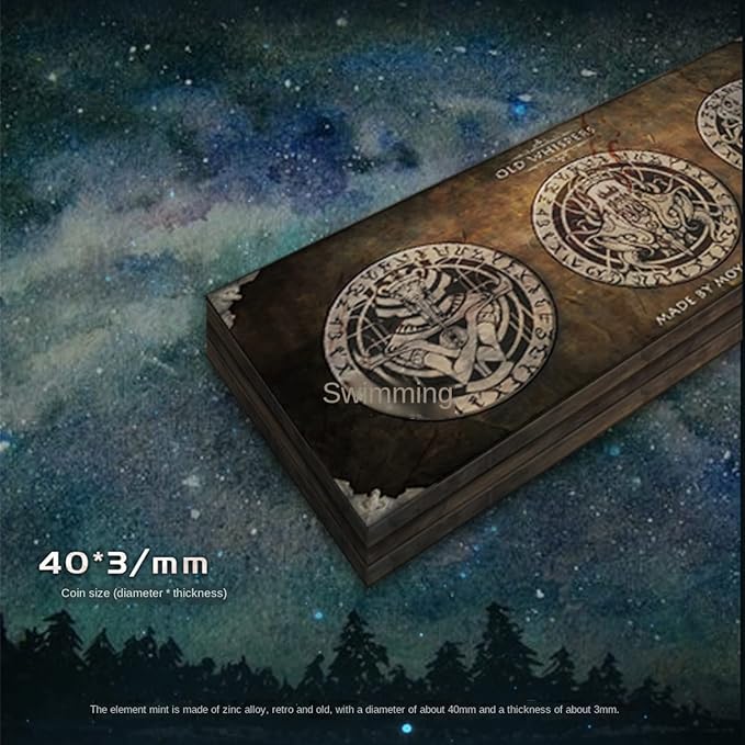 Cthulhu Poker Cards Collection Playing Cards Rare Limited Poker Cards Gift for Men or Women Great for CardistryCard Games and Party (Element Coin a Box)