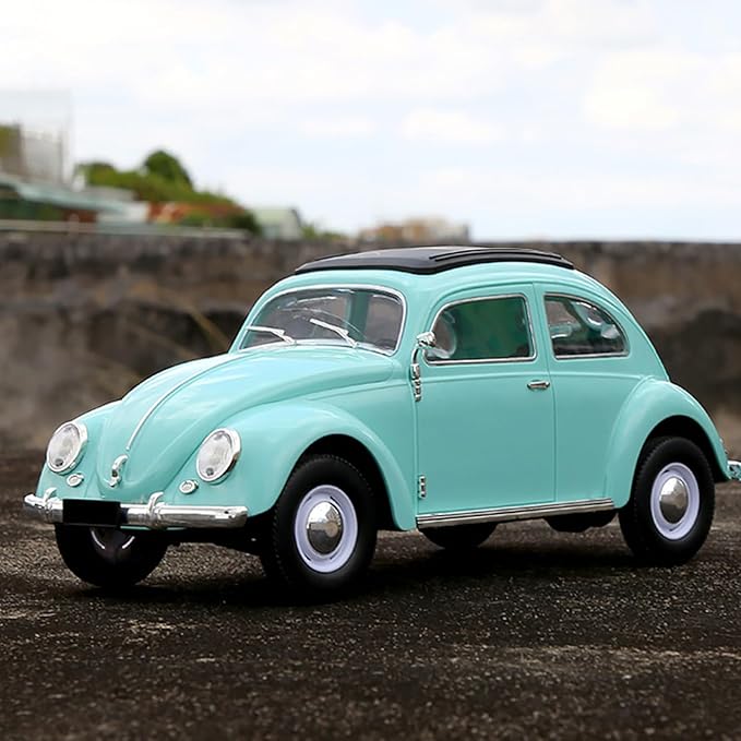 Remote Control Car 1:16 Scale Classic Model Toys Car for Kids 4CH Full Scale Toy Rear Wheel Drive LED High Beam 1950 Model Toys Birthday for Boys Girls