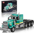 Mould King RC Semi Truck Toys Building Sets American Truck Toy for Aged 14+ 13201 Realistic Tractor Model with Motor Heavy Equipment Transporter Build and Display Blocks Kits (2064 Pieces)