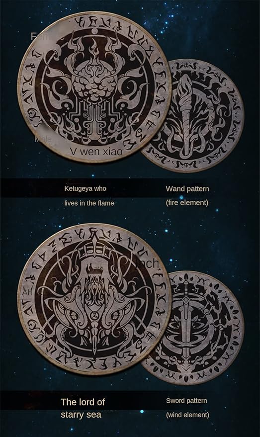 Cthulhu Poker Cards Collection Playing Cards Rare Limited Poker Cards Gift for Men or Women Great for CardistryCard Games and Party (Element Coin a Box)
