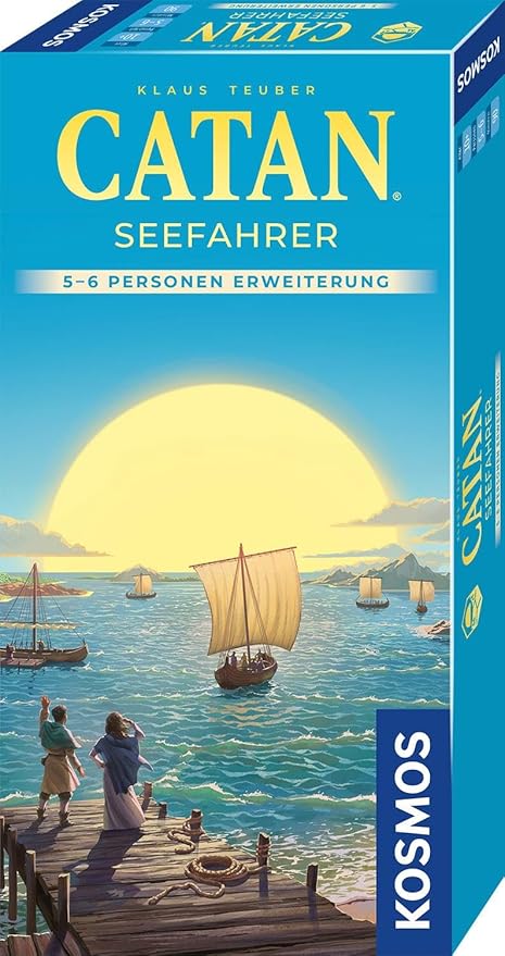 Kosmos 685126 Catan – Marine Supplement for 5-6 People Complement to the Extension Catan Sailor Board Game from 10 Years for 2-6 People Catan Settlers
