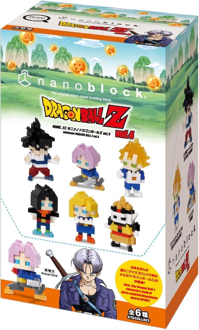 nanoblock - Dragon Ball Z - Dragon Ball Z Assortment 4 (Blind Box Complete Set) mininano Series Building Kit