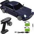 LD1898 1/18 RC Drift Car GTR R34 2.4GHz RWD with Gyroscope on-Road Alloy Body Shell Racing Cars Radio Control (Purple)