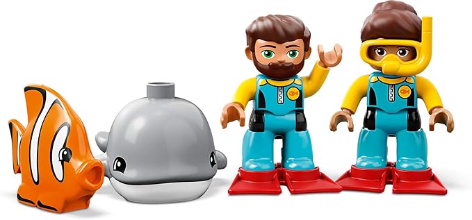 LEGO DUPLO Town Submarine Adventure 10910 Building Kit (24 Pieces)