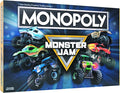 USAOPOLY Monopoly: Monster Jam | Buy Sell Trade Iconic Trucks Including Grave Digger Max-D El Toro Loco Dragon’s Breath Classic Monopoly Game Officially-Licensed Merchandise