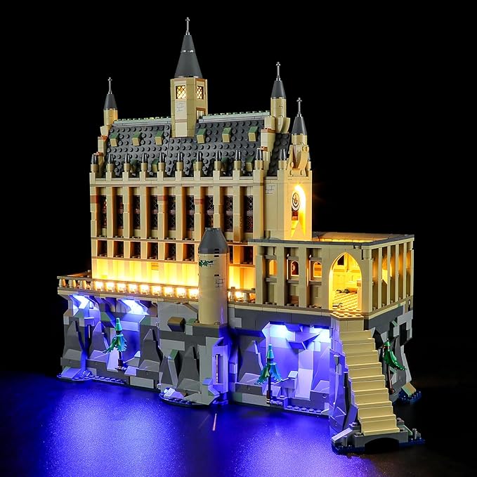LED Light Kit for Lego 76435 Castle The Great Hall Set Compatible with Lego 76435 Building Blocks Model(Not Include Blocks Set)