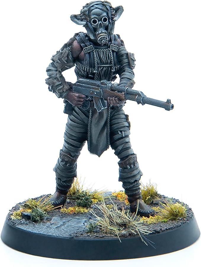 Modiphius Entertainment: Fallout: Miniatures - Cult of The Mothman: Follower - 6 Figures Appalachia Wave Unpainted Resin Miniatures Tabletop Game
