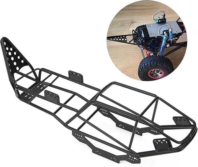 Metal Roll Cage Full Tube Frame Body Chassis for Axial SCX10 1/10 RC Crawler Truck Parts 1/10 rc Crawler Chassis Metal Tube Chassis Vehicle Scale Accessories