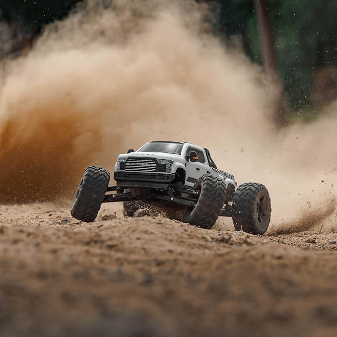 ARRMA RC Truck Big Rock 6S 4WD BLX 1/7 Monster Truck RTR (Battery and Charger Not Included) White ARA7612T3