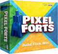 Pixel Forts Board Game by Uzzle Games | Fun Games for Kids (Age 6+) Teens Family Board Games | Build Your Defense &amp Protect Your Fort Interactive Building Game for Home School Work &amp Trav