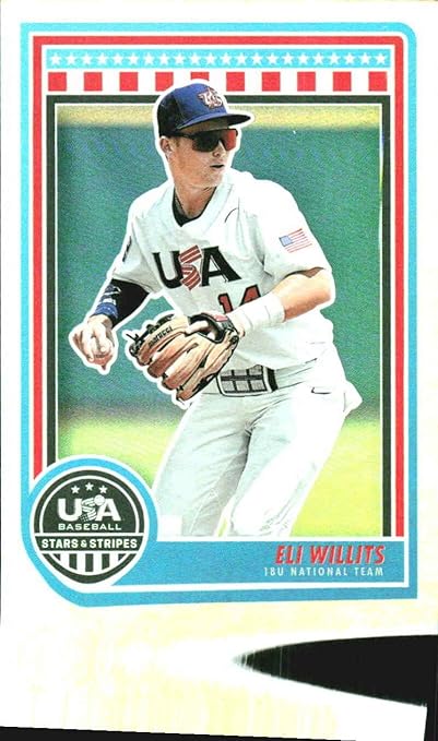 2025 Panini Stars and Stripes Holofoil #54 Eli Willits USA Baseball 18U National Baseball Card - Sportscard Superstore