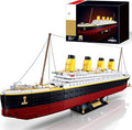 Model Set Ship Brick Set Gift for Adults and Kids 6+ with 2 Major Minifigures Compatible with Lego Sets STEM Big Shape Brick Set Ideal for Fans' Collection 2401 PCS