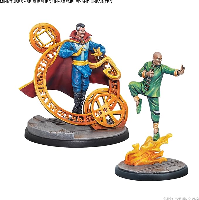 Asmodee Marvel: Crisis Protocol Defenders Affiliation Pack - Includes Doctor Strange Wong Daredevil Luke Cage &amp Iron Fist Tabletop Miniatures Superhero Game Ages 14+ 2 Players 90 Min Playti
