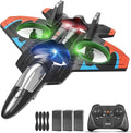 Foam Remote Control Airplanes with 3 Batteries RC Planes for Kids Adults 8-16 RC Airplane Fighter Jet with Light 360° Flip Fighter Jet Toys Stunt Roll Airplane Toy Gifts for Kids Boys