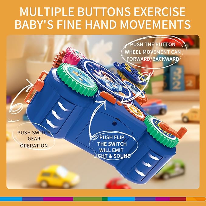 STEM Learning Gears Toys for Boys Girls Age 3+ Years old Toddler Engineers Building Toy Set for 3-5 30Pcs Educational Construction Toy Set for Kids Birthday Gift for Kid Toys Kindergarten Science