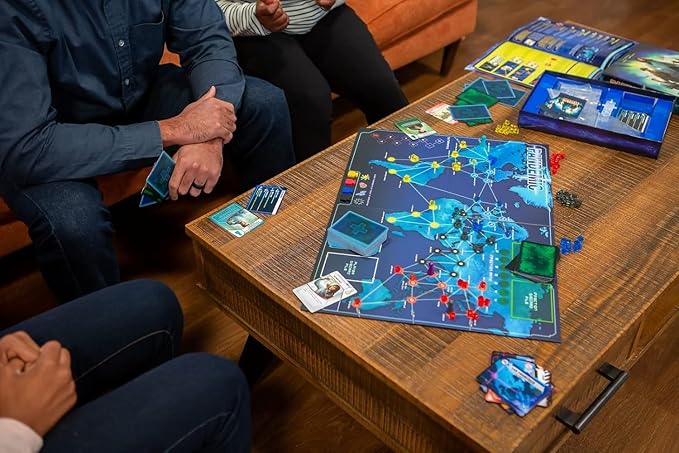 Asmodee Pandemic Board Game (Base Game) - A Cooperative Battle to Save Humanity Strategy Game for Kids and Adults Ages 8+ 2-4 Players 45 Minute Playtime