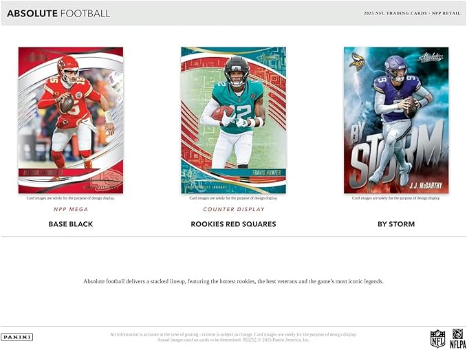 Panini 2025 Absolute Football 24-Pack Retail Booster Box