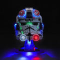 Upgraded Led Light Kit Compatible with Lego at-at Driver Helmet Building Set RC Version Compatible with Lego 75429 (Model Not Included)