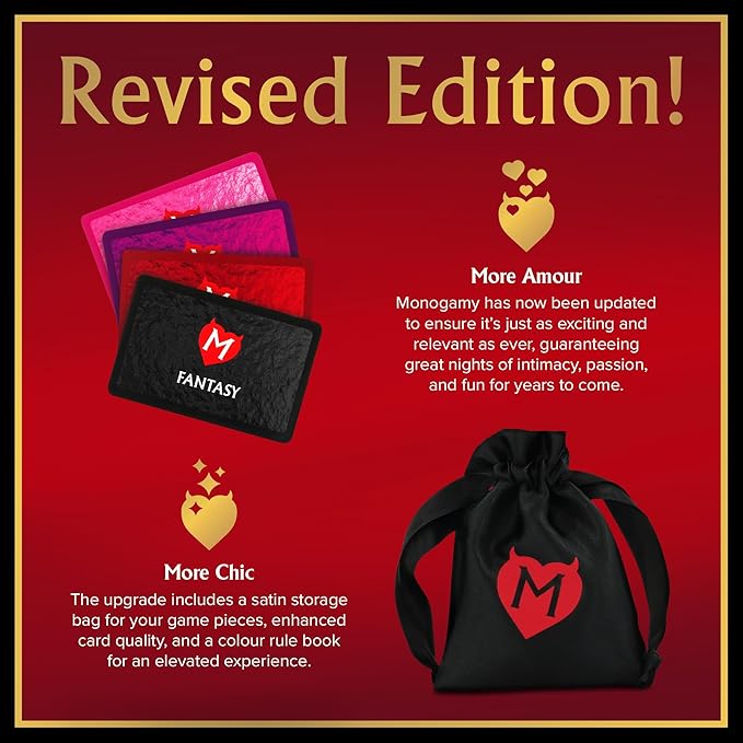 Monogamy Board Game - A Multi-Award Winning Board Game Making Great for Men and Women to Bring You Closer Than Ever