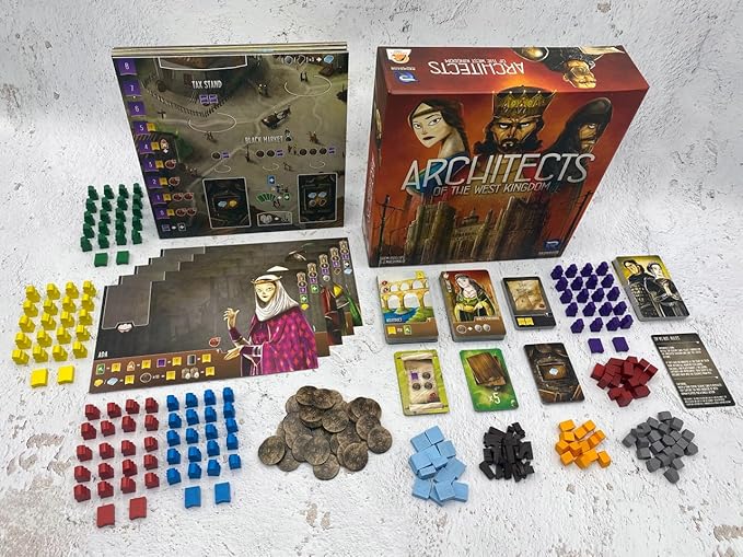 Renegade Game Studios Architects of the West Kingdom Board Game – Strategic Worker-Placement for 1-5 Players