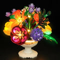 LED Light Kit Compatible with Lego Flower Arrangement Building Blocks Model - Lighting Set for Botanical Collection 10345 (Model Set Not Included)