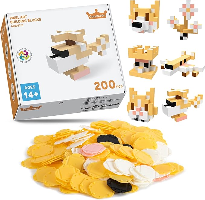 Educational STEM Toys Building Blocks Birthday Gift for Teenagers Aged 14+ 200 Pieces Classroom Educational Building Blocks STEM Activity Set