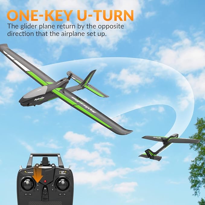RC Plane Ranger600 Stunt 4 Channel Glider Remote Control Airplane Ready to Fly 2.4Ghz RC Airplane with Xpilot Stabilization System &amp One Key Aerobatic for BeginnersAdults