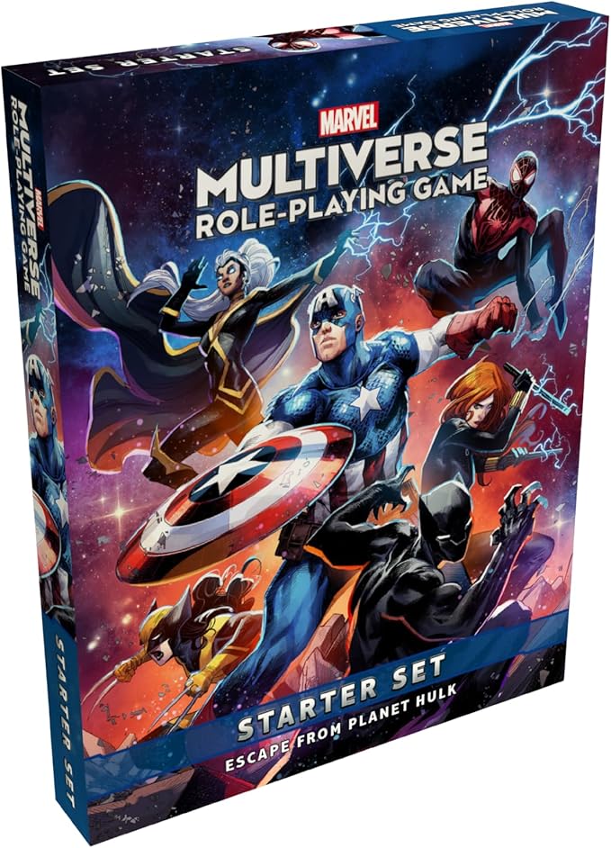 CMON Marvel Multiverse RPG: Escape from Planet Hulk Starter Set - Action-Packed Superhero Roleplaying Game Strategy Game for Kids &amp Adults Ages 12+ 2-7 Players 4 Hour Playtime