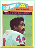 Mike Haynes 1977 Topps Rookie #50 - New England Patriots
