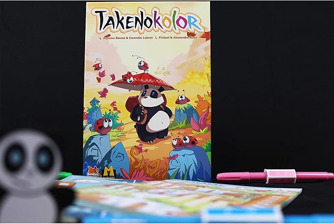 Takenokolor Board Game - Engage in Colorful Gardening Fun with Bamboo Groves! Fun Family Strategy Game for Kids &amp Adults Ages 6+ 2-4 Players 20 Minute Playtime Made by Matagot