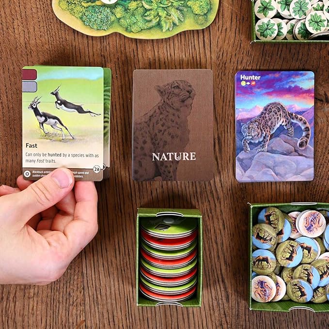 Northstar Game Studio Nature Board Game | Adapt in a Changing Environment in This Strategy Game for Adults Teens. Families and Solo | 1-4 Players Age 10+