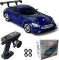 LDRC LD4301 1:43 Scale RC Drift Mini Car 2.4G Remote Control Car with Alloy Shell Built-in Gyroscope Mini Desktop Racing Vehicle for Indoor/Outdoor Play (Blue)