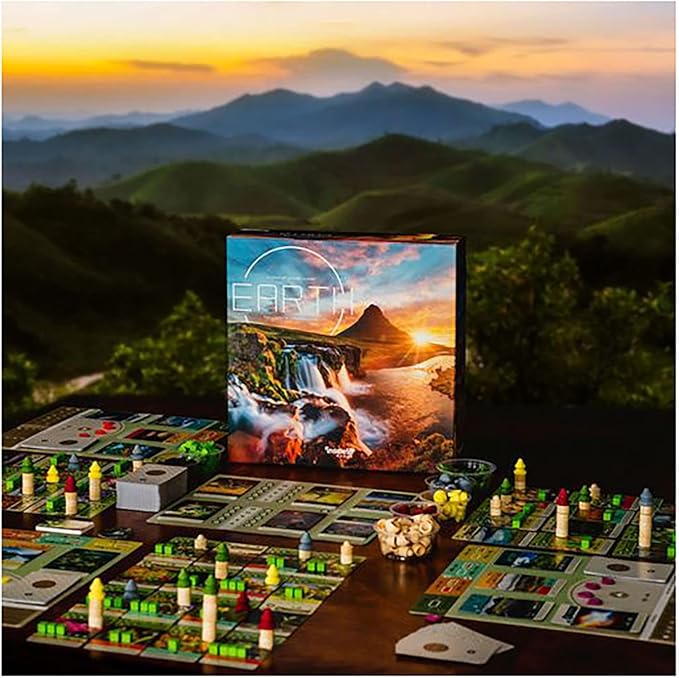 Inside Up Games Earth | Board Game of The Year 2023 | Ecosystem Building Card Drafting Action Selection | Create Amazing Natural Synergies | 1 to 6 Players | 45 to 90 Minute | Age 13+