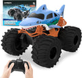Shark RC Monster Truck for Kids 1:16 Scale 4WD Shark Monster Car Toys 2.4GHz All Terrain Amphibious Remote Control Car for Boys and Girls Ages 6-12+