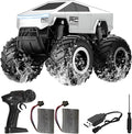1:16 Cybertruck Remote Control Car 2.4 GHz 4WD Amphibious Off-Road Pick-up Truck with LED Light Waterproof Monster Truck Hobby RC Cars Toys for Teen Adults