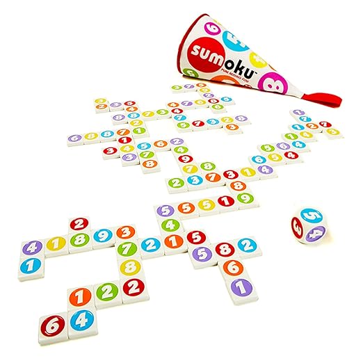 Crossword Board Game for Kids Teens Adults and Family Game Nights Educational Award Winning Tabletop Game Ages 9 &amp up 5 Different Ways to Play Sumoku by Blue Orange Games